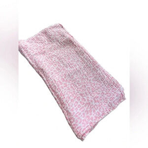 Mudpie Pink‎ Leopard Swaddle